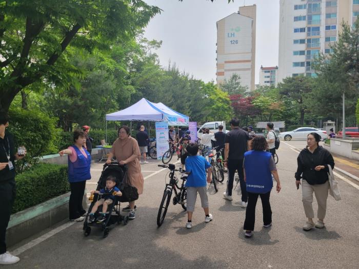 ▲자전거 무상수리