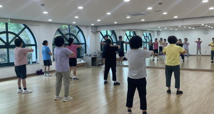 ▲기초체력만들기 - 체력충전소 프로그램
